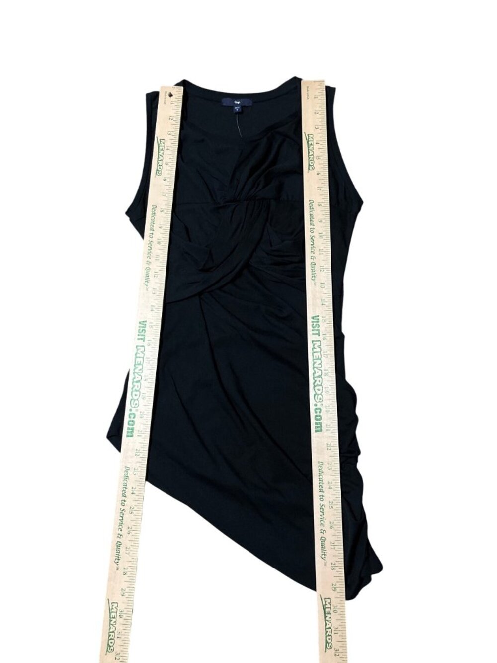 Gap Women's Black Sleeveless Asymmetrical Tunic Top Size Small NWT - Picture 10 of 13